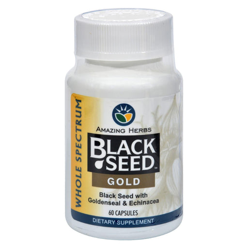Amazing Herbs - Black Seed Gold - 60 Capsules Biskets Pantry 