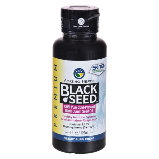 Amazing Herbs - Black Seed Oil - 4 Fl Oz Biskets Pantry 