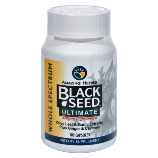 Amazing Herbs - Black Seed Theramune Ultimate - 100 Capsules Biskets Pantry 