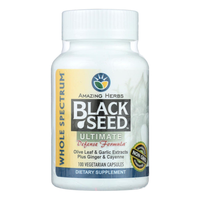 Amazing Herbs - Black Seed Theramune Ultimate - 100 Capsules Biskets Pantry 