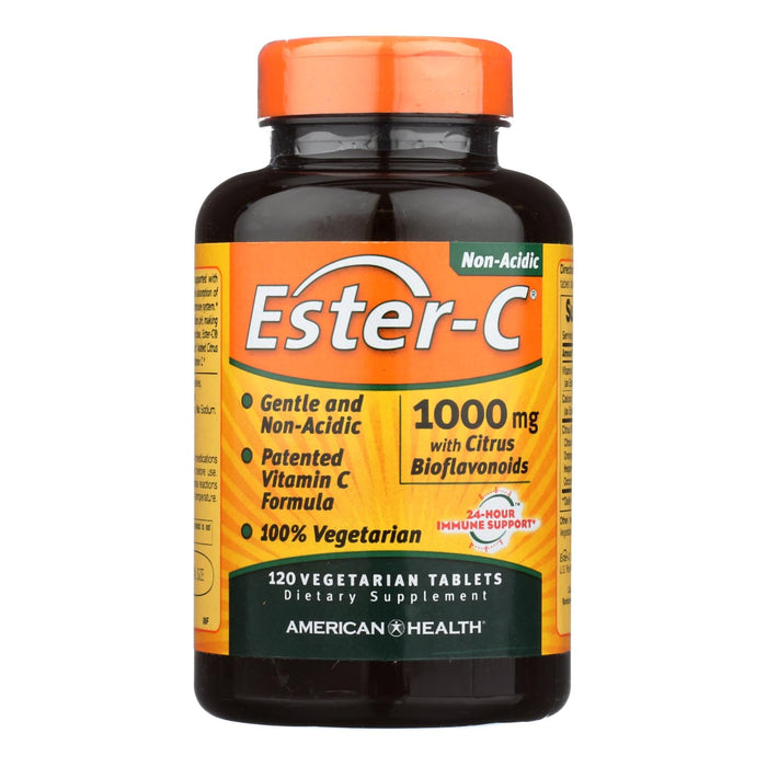 American Health - Ester-c With Citrus Bioflavonoids - 1000 Mg - 120 Vegetarian Tablets Biskets Pantry 