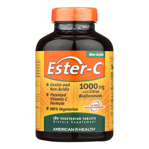 American Health - Ester-c With Citrus Bioflavonoids - 1000 Mg - 180 Vegetarian Tablets Biskets Pantry 