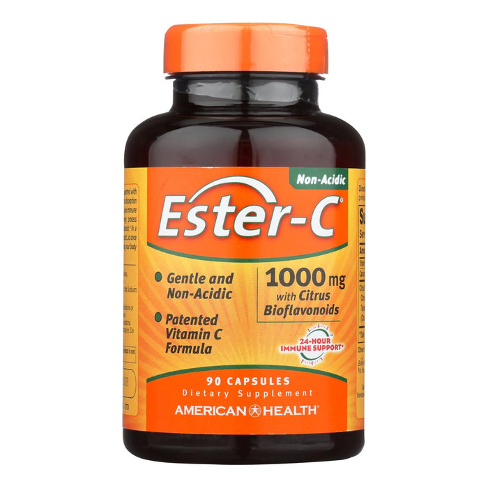 American Health - Ester-c With Citrus Bioflavonoids - 1000 Mg - 90 Capsules Biskets Pantry 