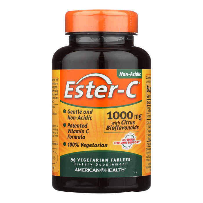 American Health - Ester-c With Citrus Bioflavonoids - 1000 Mg - 90 Vegetarian Tablets Biskets Pantry 