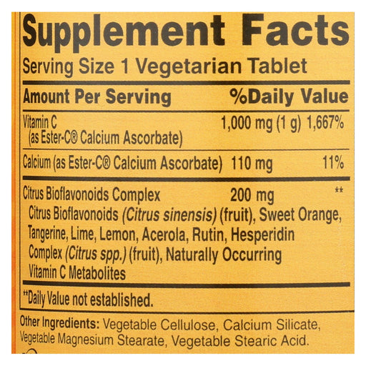 American Health - Ester-c With Citrus Bioflavonoids - 1000 Mg - 90 Vegetarian Tablets Biskets Pantry 