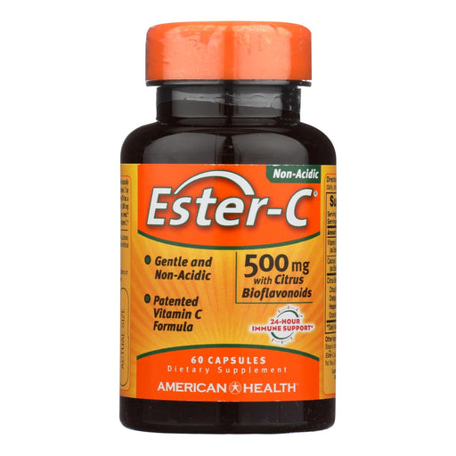 American Health - Ester-c With Citrus Bioflavonoids - 500 Mg - 60 Capsules Biskets Pantry 