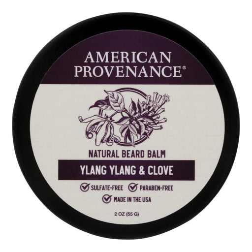 American Provenance - Beard Balm Ylng Ylng Clve - 1 Each -2 Oz Biskets Pantry 