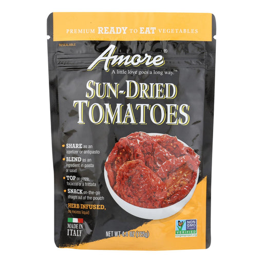 Amore - Sun Dried Tomatoes - Case Of 10 - 4.4 Oz Biskets Pantry 