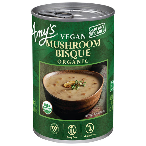 Amy's - Bisque Mushroom - Case Of 12-13.8 Oz Biskets Pantry 