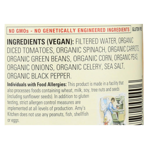 Amy's - Organic Chunky Vegetable Soup - Case Of 12 - 14.3 Oz Biskets Pantry 