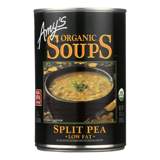 Amy's - Organic Fat Free Split Pea Soup - Case Of 12 - 14.1 Oz Biskets Pantry 