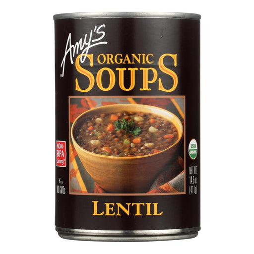 Amy's - Organic Lentil Soup - Case Of 12 - 14.5 Oz Biskets Pantry 