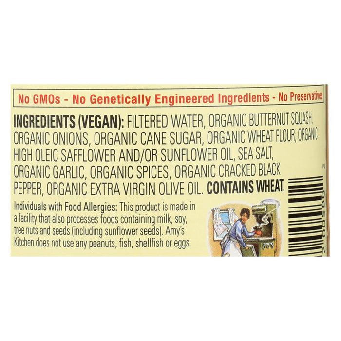 Amy's - Organic Low Sodium Butternut Squash Soup - Case Of 12 - 14.1 Oz Biskets Pantry 