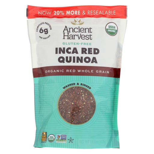 Ancient Harvest Organic Quinoa - Inca Red Grains - Case Of 12 - 14.4 Oz Biskets Pantry 