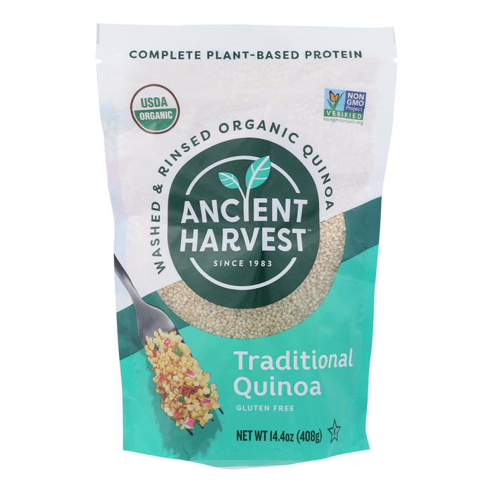 Ancient Harvest Quinoa - Organic - Traditional - Whole Grain - Gluten Free - Case Of 12 - 14.4 Oz Biskets Pantry 