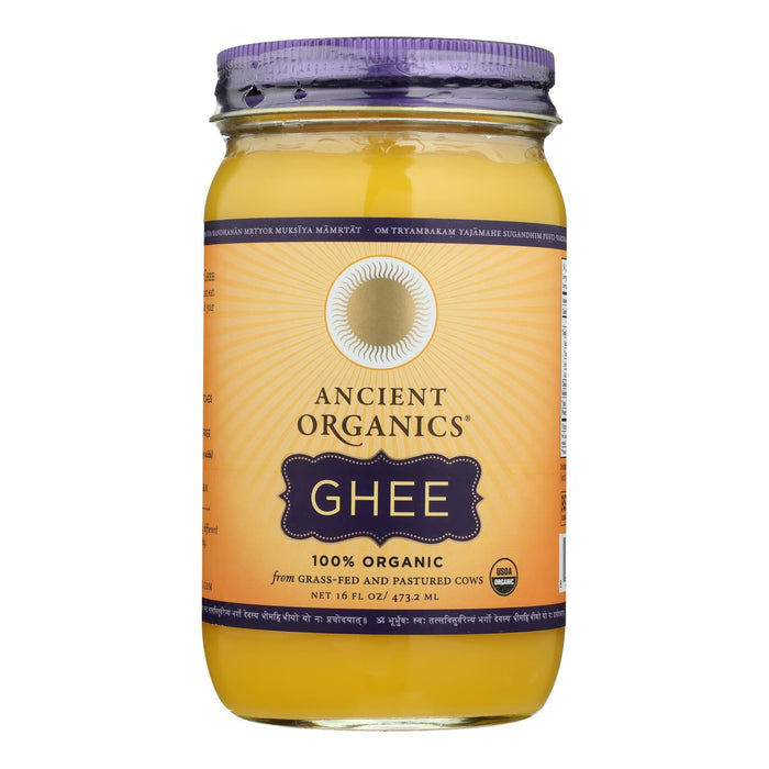 Ancient Organics - Organic Artisan Ghee - Case Of 6 - 16 Fl Oz. Biskets Pantry 