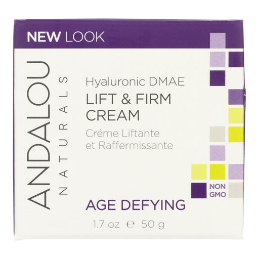 Andalou Naturals Age-defying Hyaluronic Dmae Lift And Firm Cream - 1.7 Fl Oz Biskets Pantry 