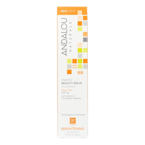 Andalou Naturals Beauty Balm Sheer Tint With Spf 30 Brightening - 2 Oz Biskets Pantry 