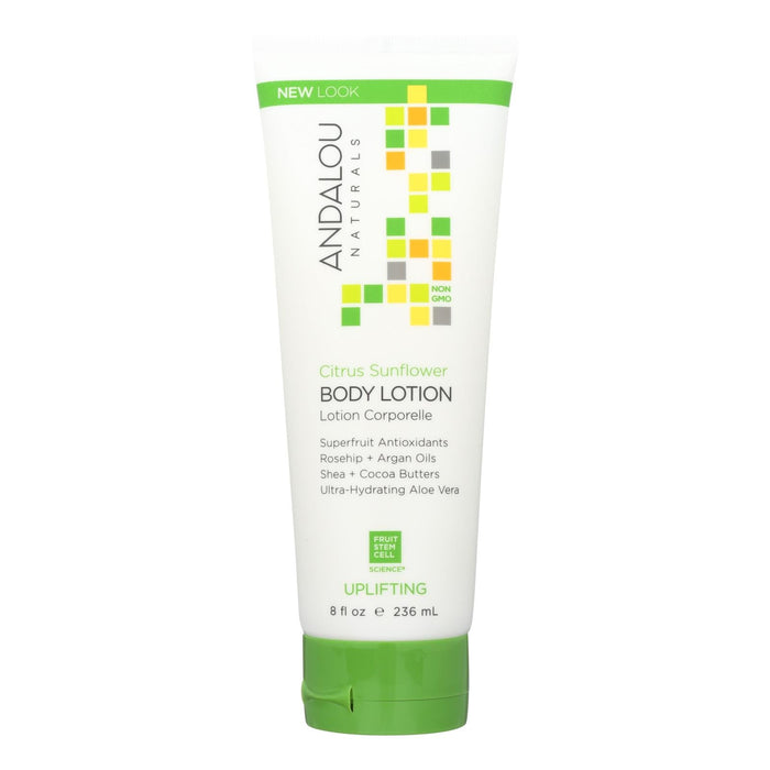 Andalou Naturals Body Lotion - Citrus Verbena Uplifting - 8 Fl Oz Biskets Pantry 