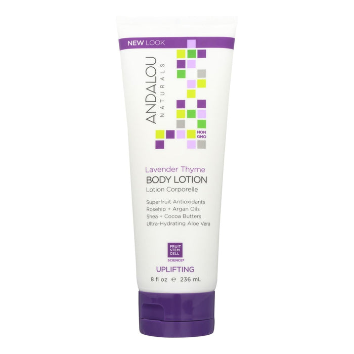 Andalou Naturals Body Lotion - Lavender Thyme Refreshing - 8 Fl Oz Biskets Pantry 
