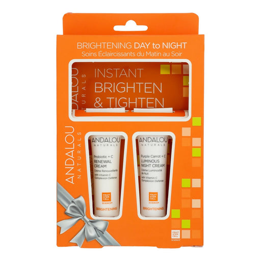 Andalou Naturals - Brghtng Day Nght Gft Kit - 1 Each-ct Biskets Pantry 