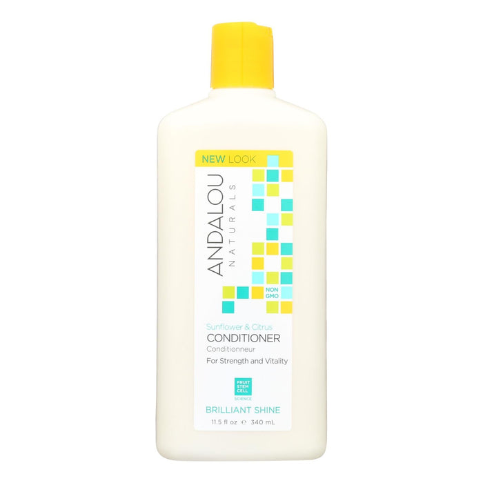 Andalou Naturals Brilliant Shine Conditioner Sunflower And Citrus - 11.5 Fl Oz Biskets Pantry 