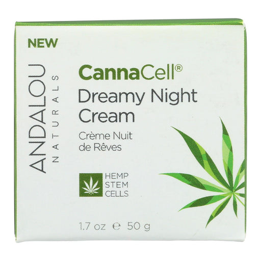 Andalou Naturals - Cannacell Dreamy Night Cream - 1.7 Oz. Biskets Pantry 