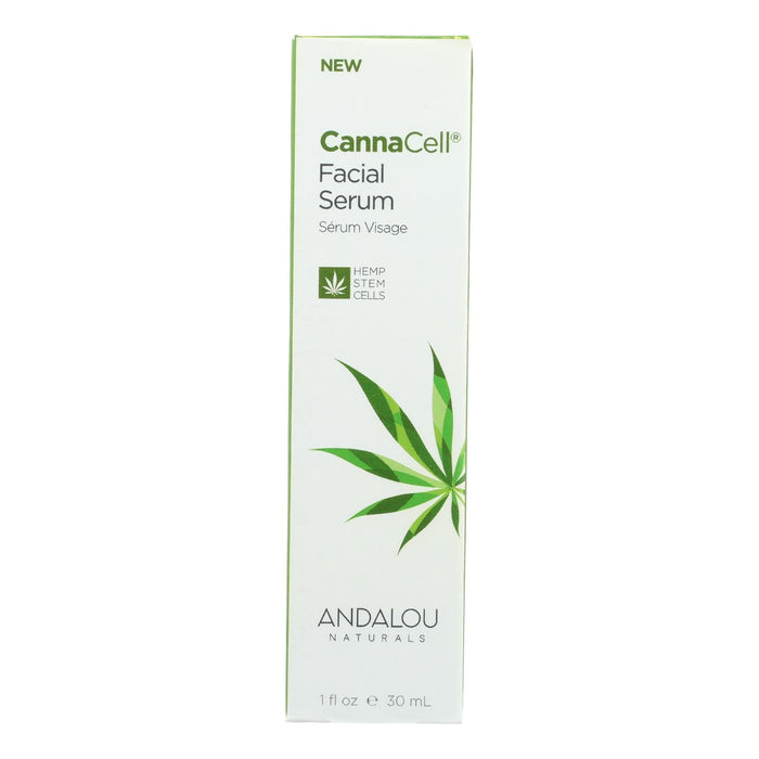 Andalou Naturals - Cannacell Facial Serum - 1 Fl Oz. Biskets Pantry 