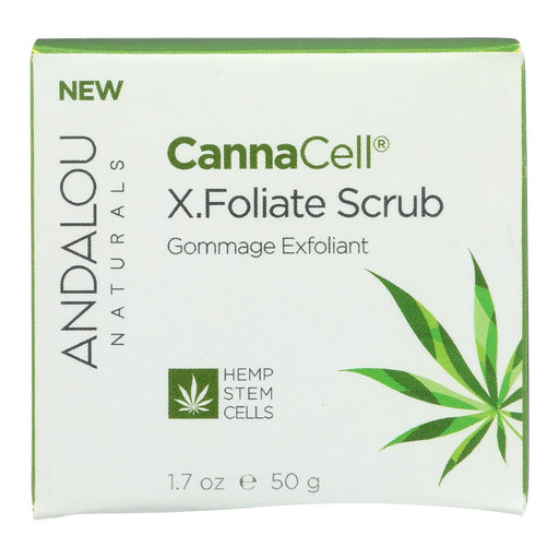 Andalou Naturals - Cannacell X.foliate Scrub - 1.7 Oz. Biskets Pantry 