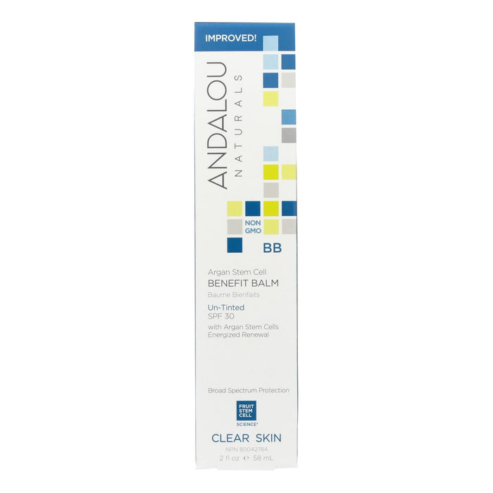Andalou Naturals Clarifying Oil Control Beauty Balm Un-tinted With Spf30 - 2 Fl Oz Biskets Pantry 