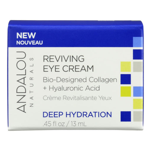 Andalou Naturals - Eye Cream Dp Hyd Reviving - 1 Each-.45 Fz Biskets Pantry 