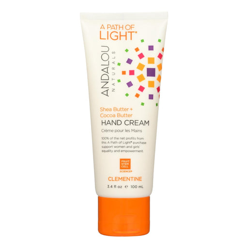 Andalou Naturals Hand Cream - A Force Of Nature Shea Butter Plus Sea Buckthorn - Clementine - 3.4 Oz Biskets Pantry 