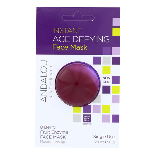 Andalou Naturals Instant Age Defying Face Mask - 8 Berry Fruit Enzyme - Case Of 6 - 0.28 Oz Biskets Pantry 