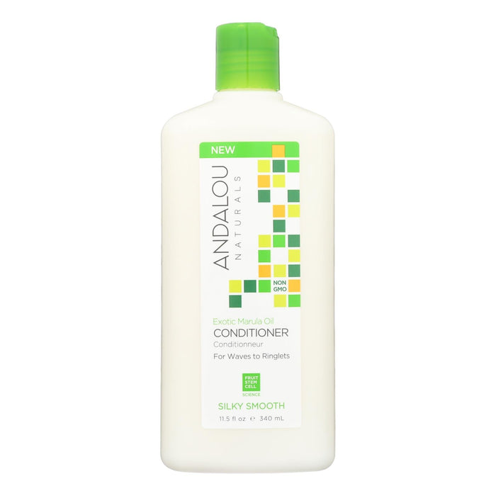 Andalou Naturals Silky Smooth Conditioner -exotic Marula Oil - 11.5 Fl Oz Biskets Pantry 