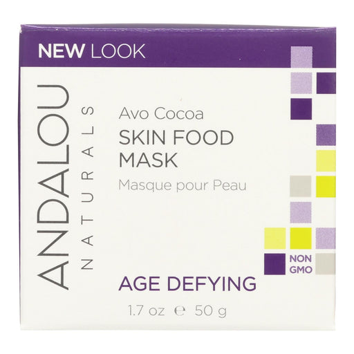 Andalou Naturals Skin Food Nourishing Mask Avo Cocoa - 1.7 Fl Oz Biskets Pantry 