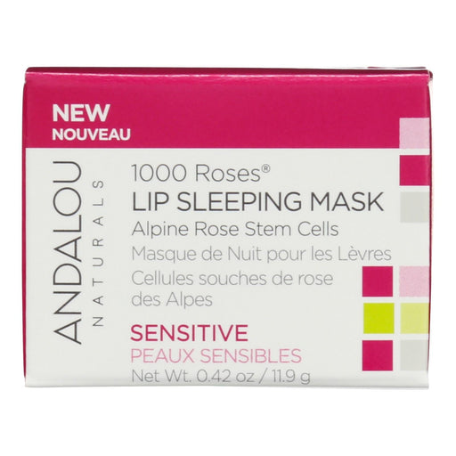 Andalou Naturals - Sleep Mask Lip Sensitive - 1 Each-.42 Fz Biskets Pantry 