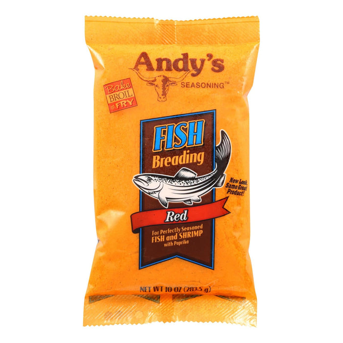Andys Batter - Fish - Red - Case Of 12 - 10 Oz Biskets Pantry 