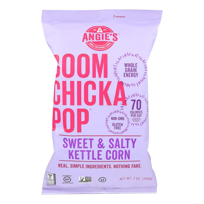 Angie's Kettle Corn Boom Chicka Pop Sweet And Salty Popcorn - Case Of 12 - 7 Oz. Biskets Pantry 