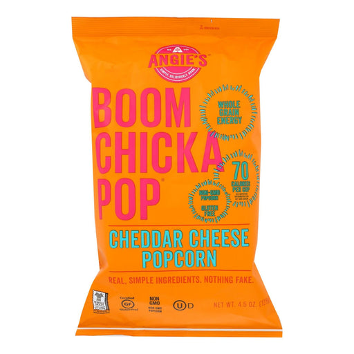 Angie's Kettle Corn Popcorn - Boom Chicka Pop - Cheddar - Case Of 12 - 4.5 Oz Biskets Pantry 
