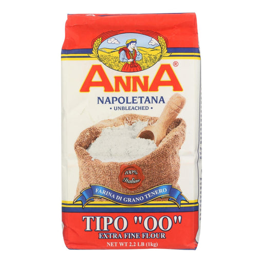 Anna Extra Fine Flour - Anna 00 Flour - Case Of 10 - 2.2 Lb Biskets Pantry 