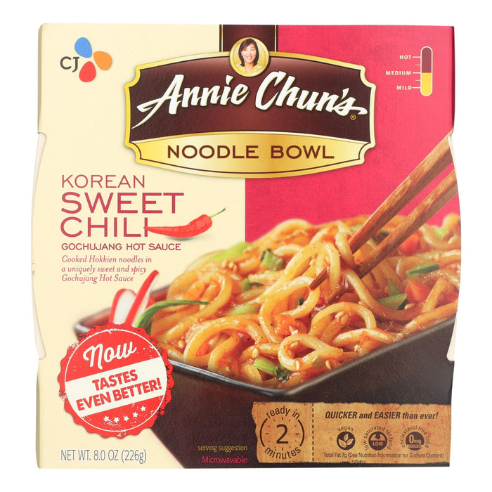 Annie Chun's Korean Sweet Chili Noodle Bowl - Case Of 6 - 7.9 Oz. Biskets Pantry 