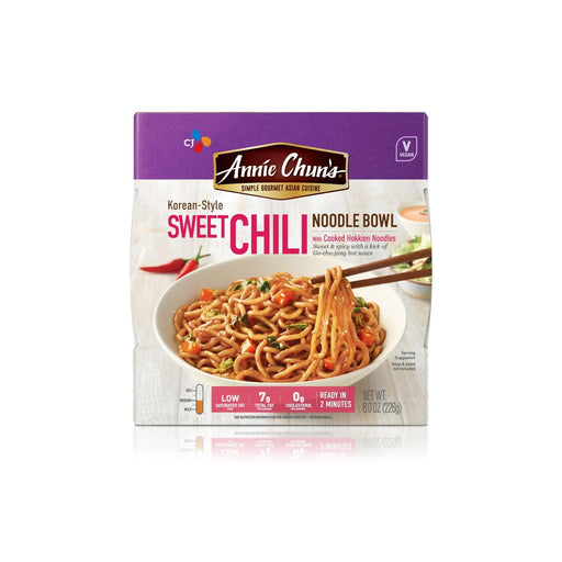 Annie Chun's Korean Sweet Chili Noodle Bowl - Case Of 6 - 7.9 Oz. Biskets Pantry 