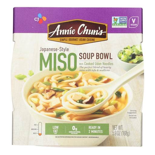 Annie Chun's Miso Soup Bowl - Case Of 6 - 5.9 Oz. Biskets Pantry 