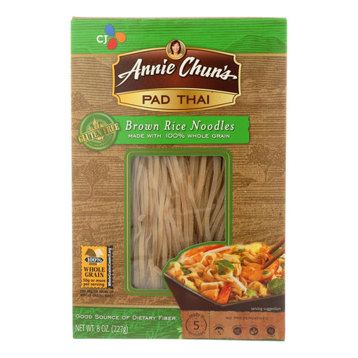 Annie Chun's Pad Thai Brown Rice Noodles - Case Of 6 - 8 Oz. Biskets Pantry 