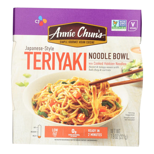 Annie Chun's Teriyaki Noodle Bowl - Case Of 6 - 7.8 Oz. Biskets Pantry 