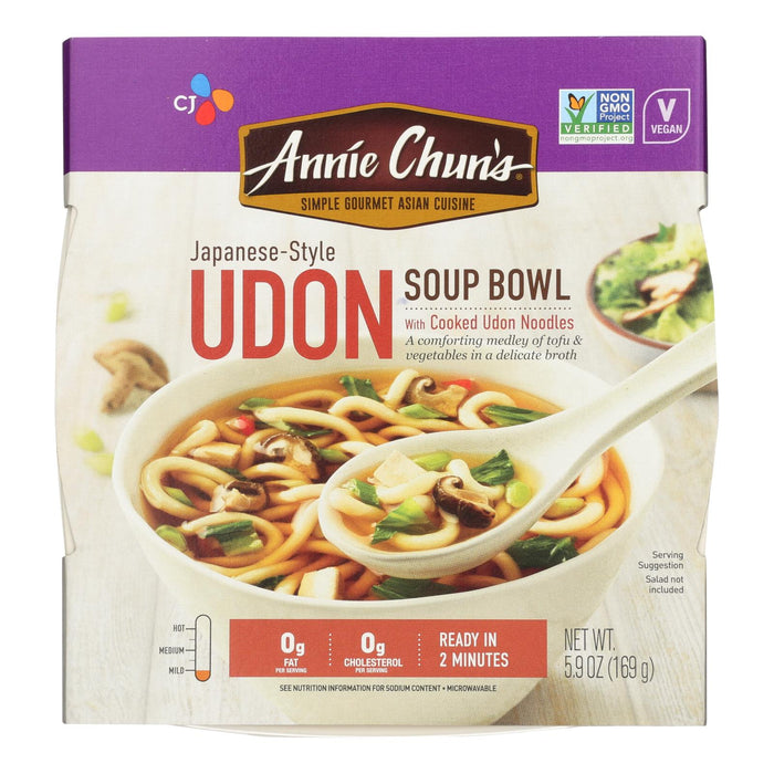 Annie Chun's Udon Soup Bowl - Case Of 6 - 5.9 Oz. Biskets Pantry 