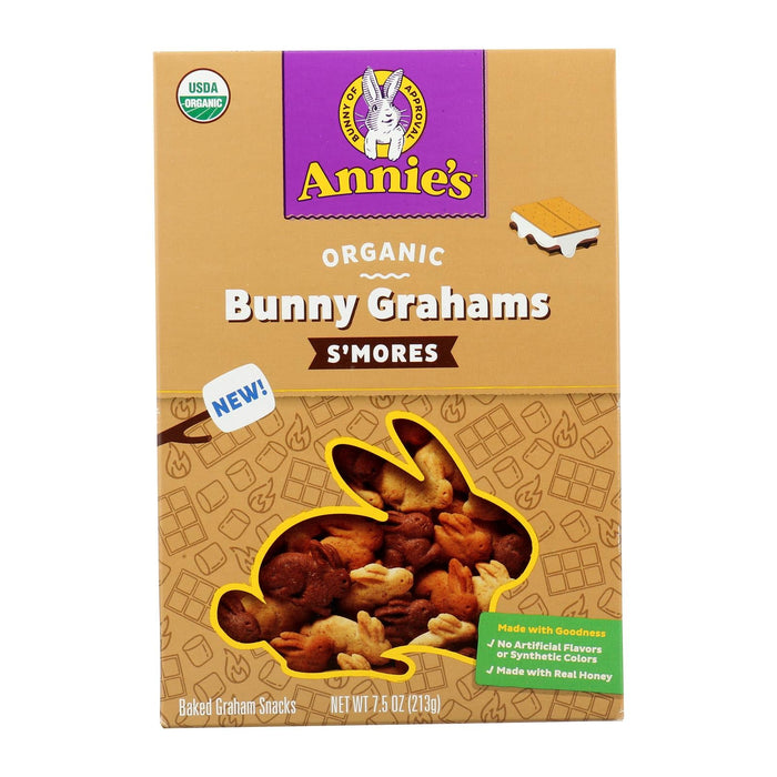 Annie's Homegrown - Bunny Grahams S'mores - Case Of 12-7.5 Oz Biskets Pantry 