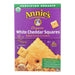 Annie's Homegrown Cheddar Squares White Cheddar Squares - Case Of 12 - 7.5 Oz Biskets Pantry 