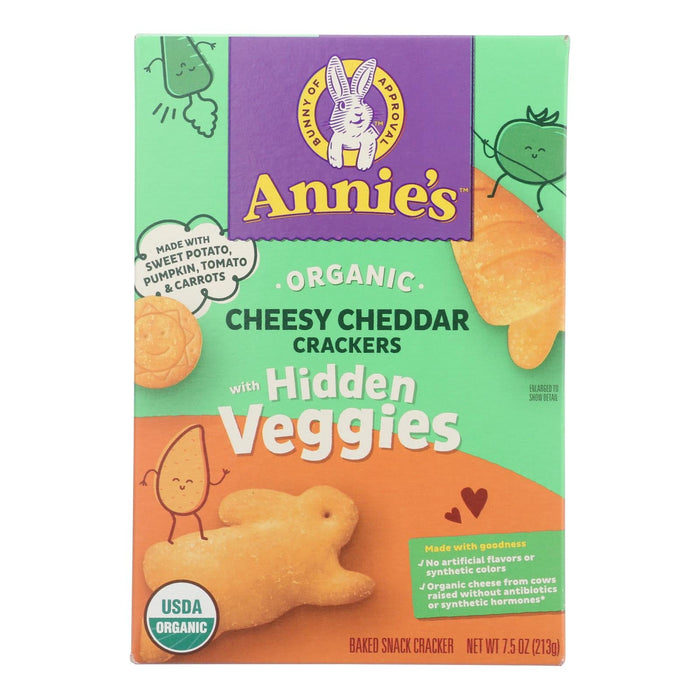 Annie's Homegrown - Crckr Chdr & Hid Veg - Case Of 12-7.5 Oz Biskets Pantry 