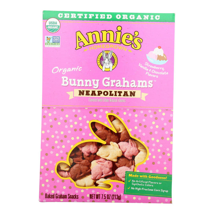 Annie's Homegrown - Crckrs Neapltn Bunnie - Case Of 12-7.5 Oz Biskets Pantry 